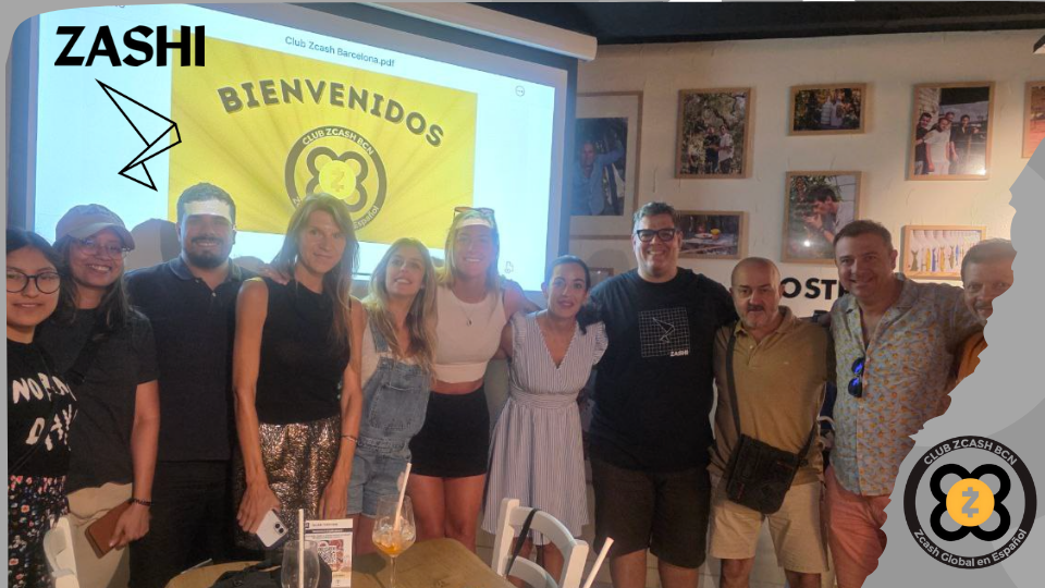 Barcelona now uses Zashi! 2nd meetup of the Zcash Barcelona Club