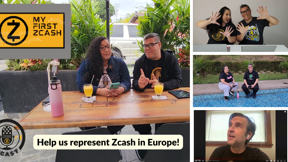 Help me represent Zcash at blockchain events in Europe!