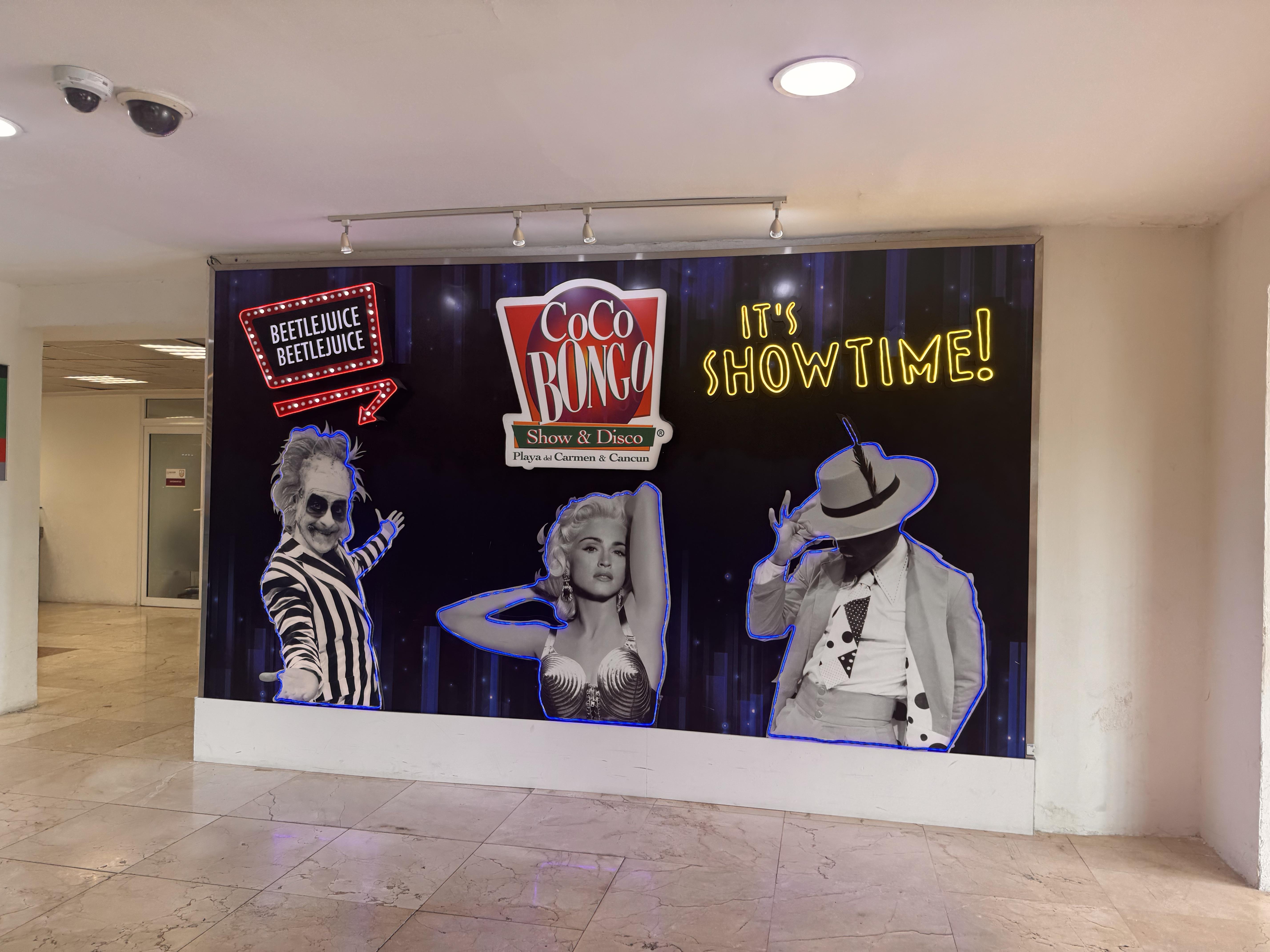First thing you see when you arrive at CUN Airport.