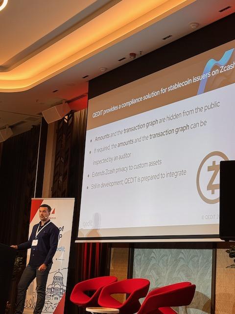 Zcash Shieded Assets presentation at ZkProof by QEDIT team.