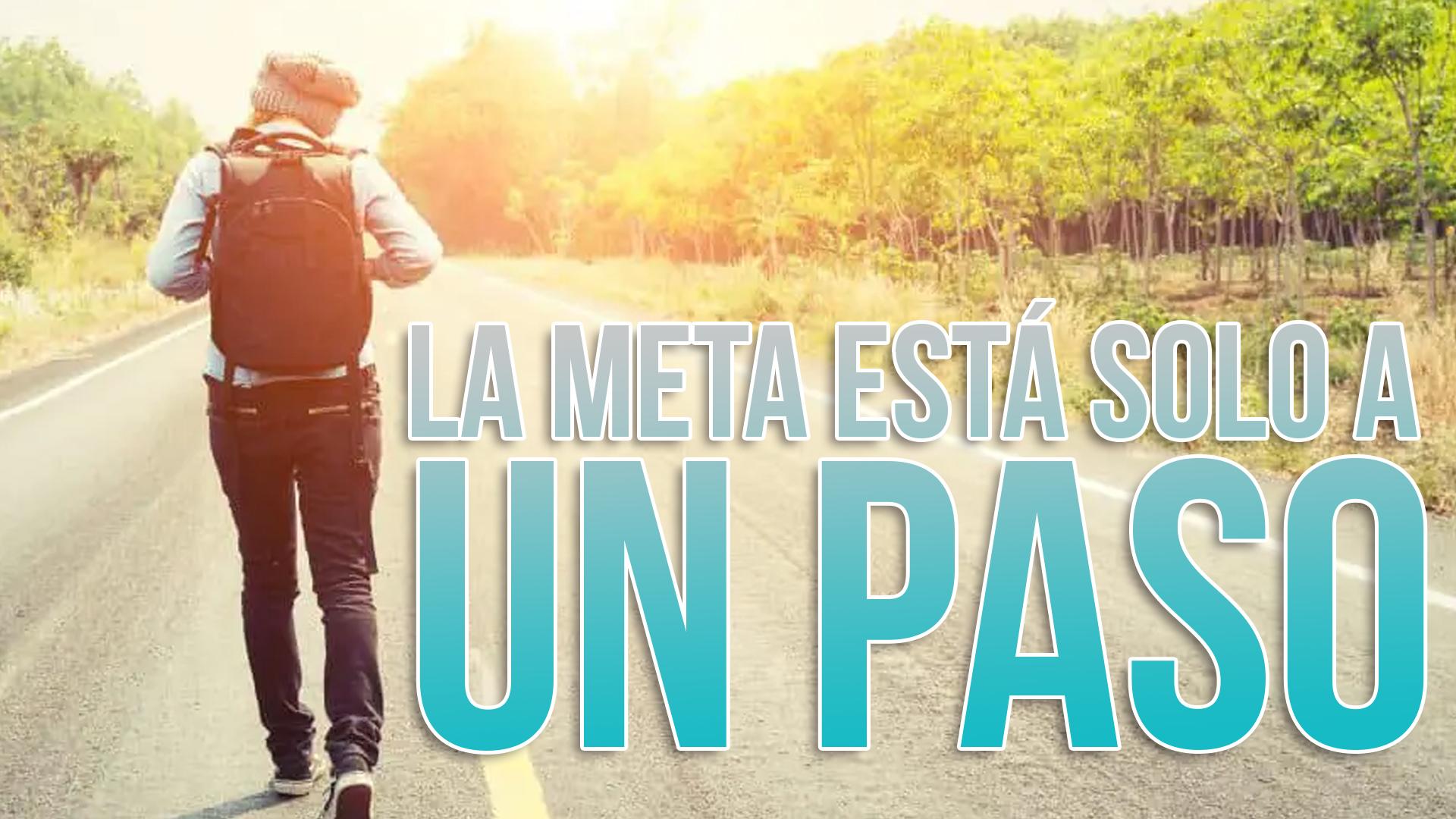 Sólo hay que dar un paso...