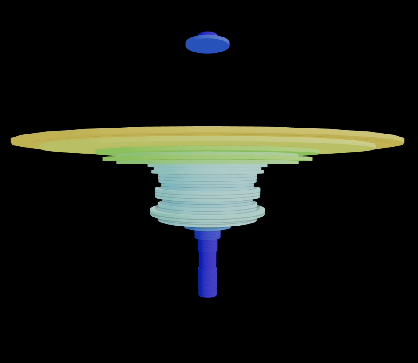 New Audio Visualizer on Free2Z with React, WebAudio, THREE.js, react-fiber and drei
