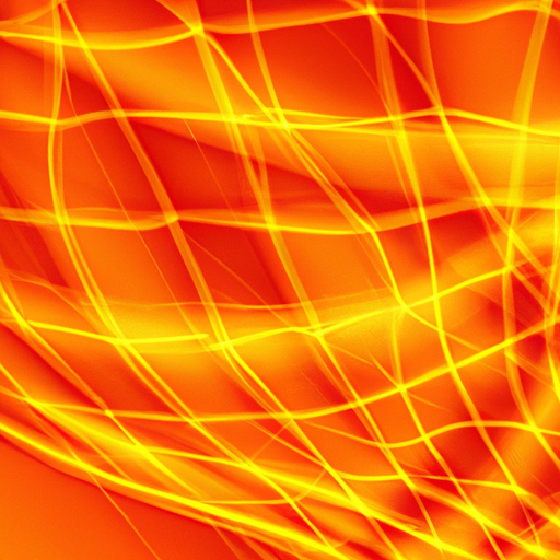 orange psychedelic abstract mesh