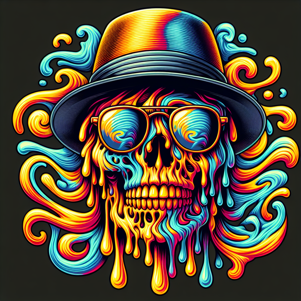 psychedelic face melting - sort of grateful dead reminiscent log