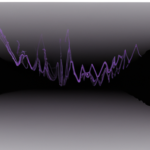 3d dark death line graph psychedelic gray haze purple hints blas