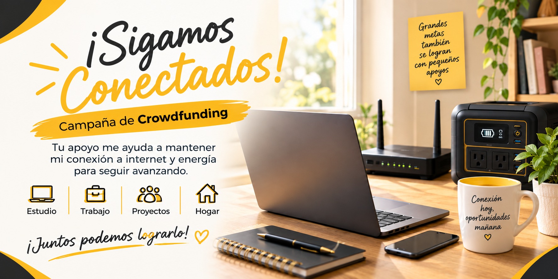 ¡Sigamos Conectados! Campaña de Crowdfunding