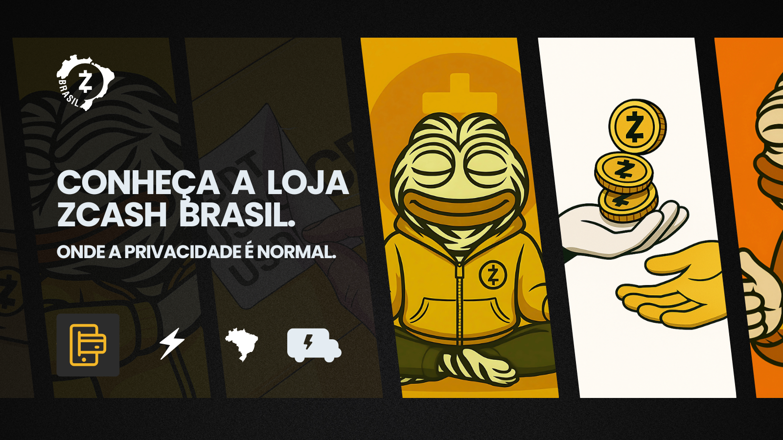 LOJA ZCASH BRASIL | Privacidade com Estilo! 🛡️👕