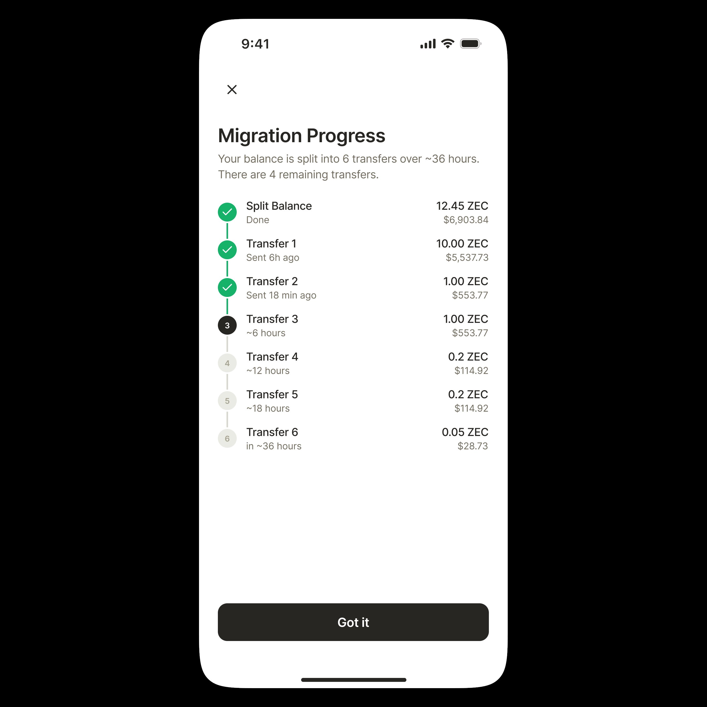 Proceso de migración