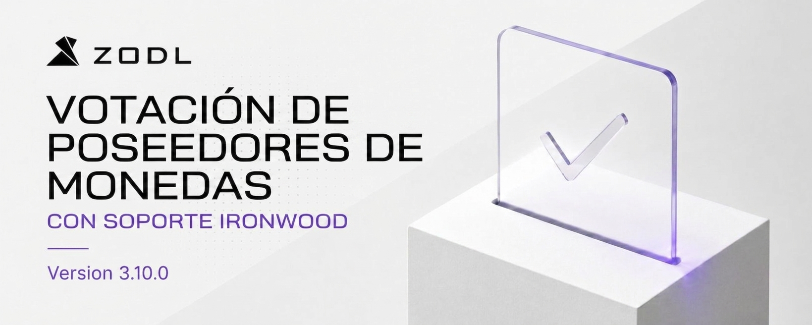 Zodl 3.10.0: Votación de tenedores de monedas con soporte para Ironwood