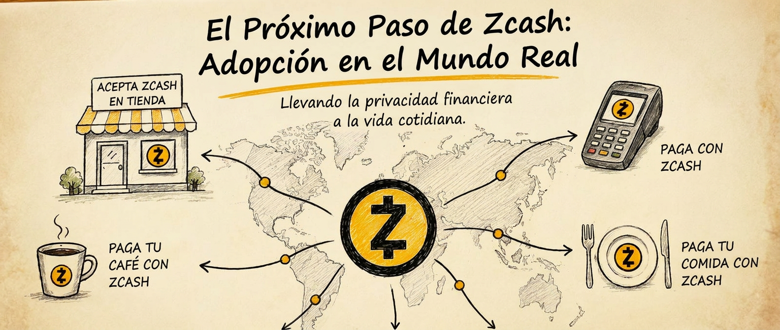 El siguiente paso de Zcash: Adopción en el mundo real