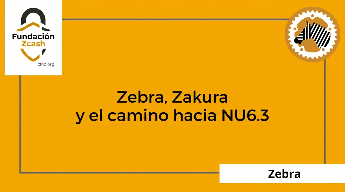 Zebra, Zakura y el camino hacia NU6.3