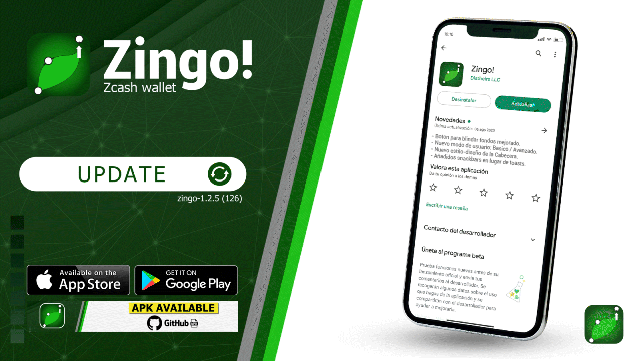 Basic and Advanced Mode, Snackbars, Alerts and Zingo PC
