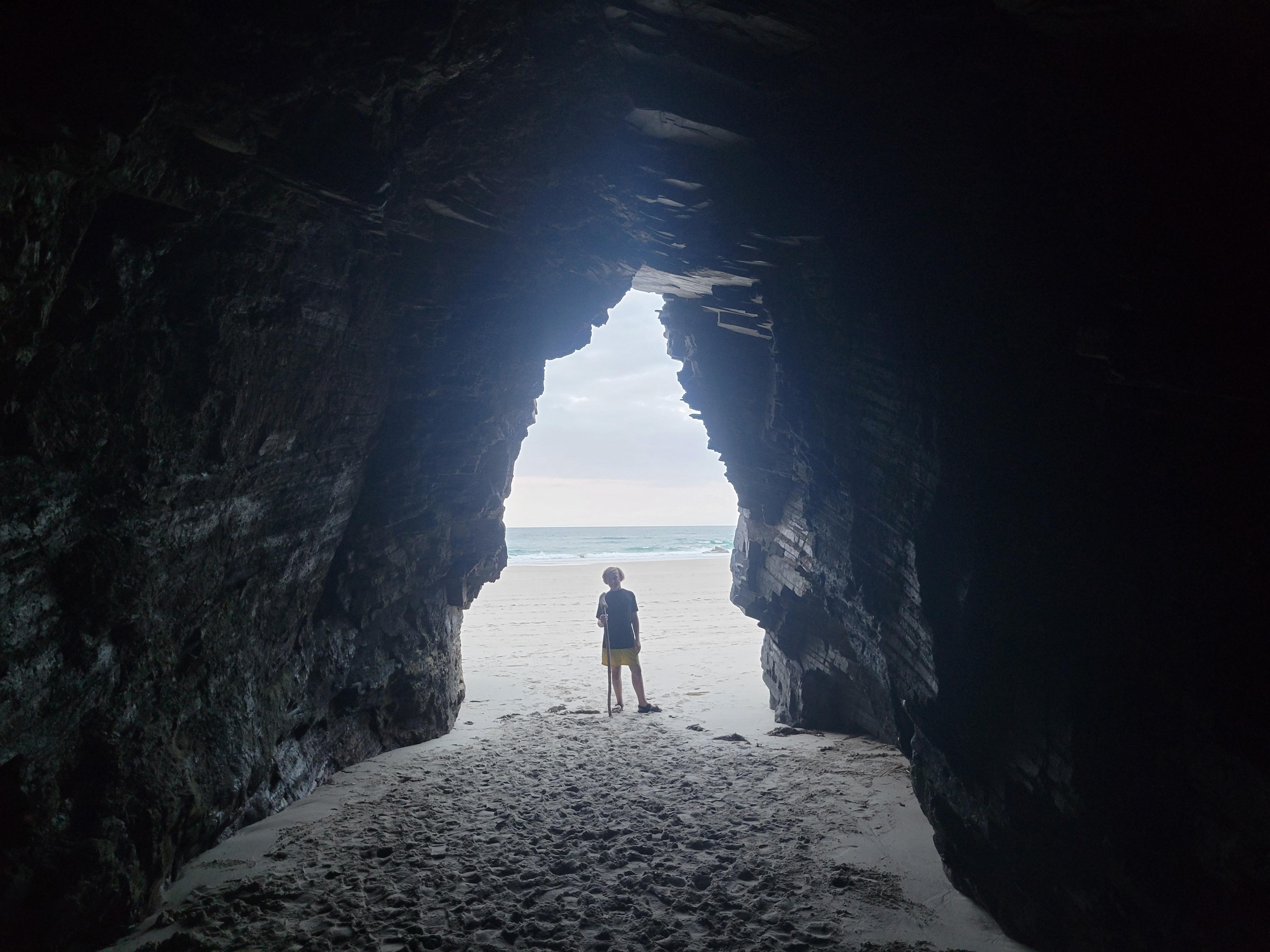 Beach caves